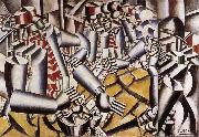 Fernard Leger Card oil on canvas